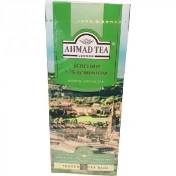 Чай Ahmad Tea зелений з жасмином 25x1.8г