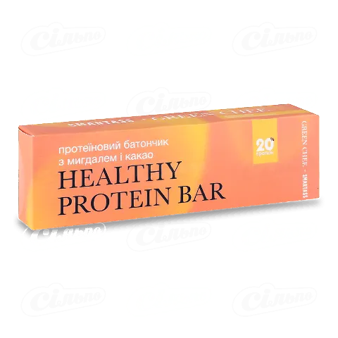 Батончик GreenChef Healthy Prot Bar мигдаль какао, 40г