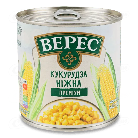 Кукурудза Верес Преміум Ніжна цукрова, 340г