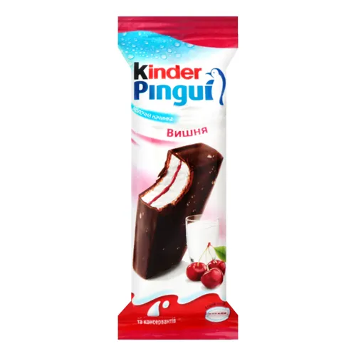 Тістечко бісквітне «Вишня» Kinder Pingui м/у 30г