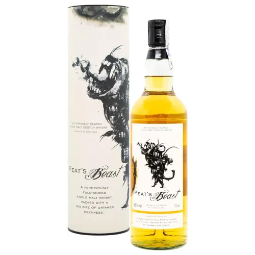 Віскі Peat's Beast Unchillfiltered Box 46% 0,7л