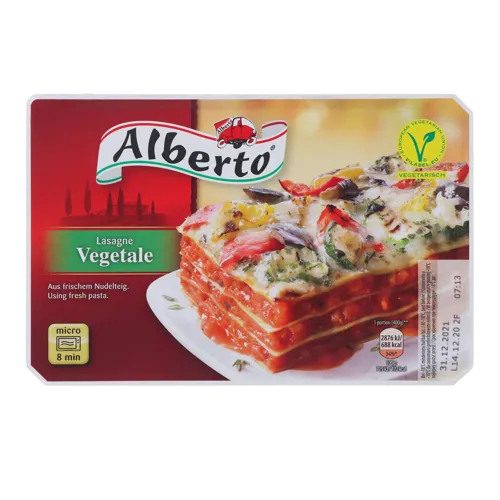 Лазанья заморожена овочева Alberto