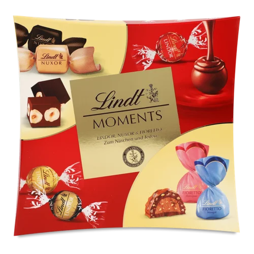 Шоколадні Цукерки Moments Lindt, к/у 223 г