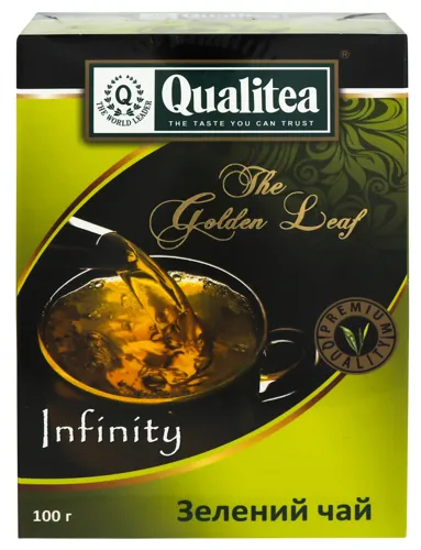 Чай зелений листовий Infinity Qualitea 100г