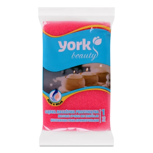 Мочалка York для тіла і масажу прямокутна