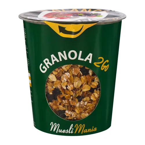Сніданки сухі Гранола з ягодами та насінням Balance Granola 2Go Muesli Mania ст 70г