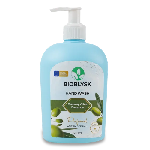 Крем-мило Рідке Парфумоване Антибактеріальне Creamy Olive Essence BioBlysk, 500мл