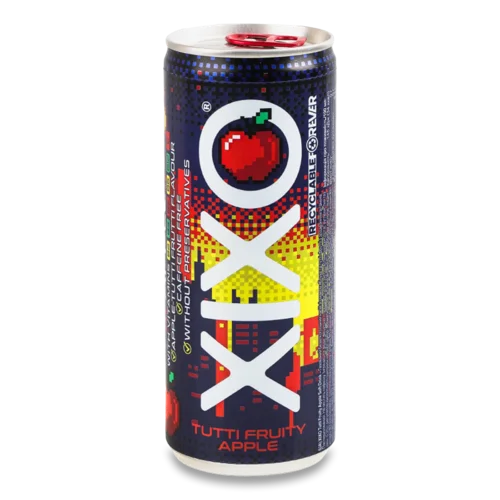 Напій Xixo Tutty Fruity Apple безaлкогольний газований з/б
