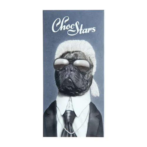 Шоколад чорний ChocStars картонна упаковка 100г
