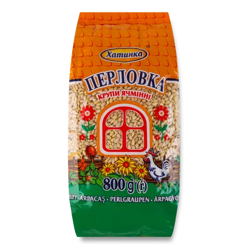 Крупи Ячмінні Перловка Вищого Ґатунку, м/у 800г