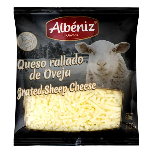 Сир 45% овечий тертий Albeniz м/у 80г