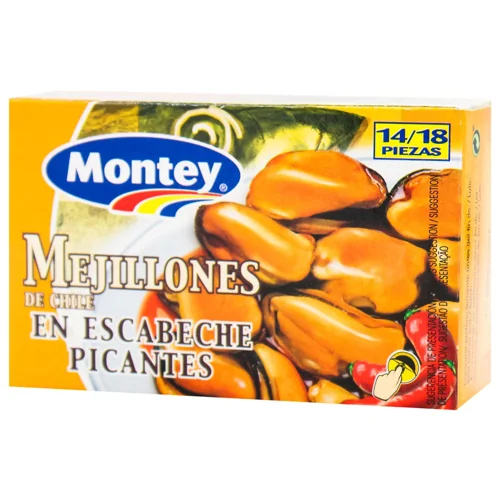Мідії Montey в гострому маринаді 160г