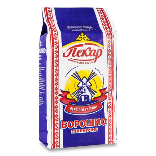 Борошно Пшеничне Першого Сорту, в/г, 1кг