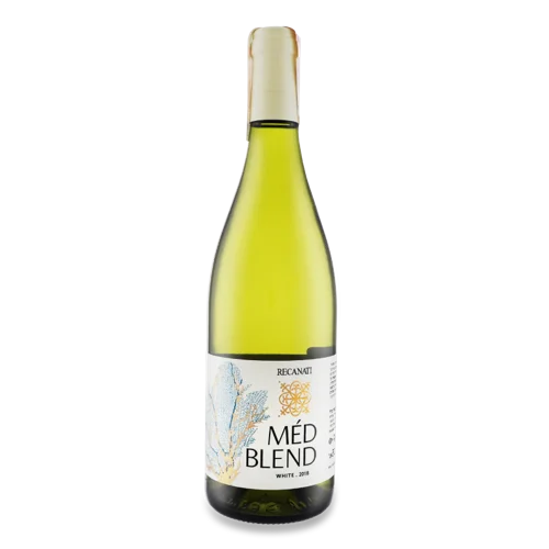 Вино Біле Сухе Med Blend Recanati, 0.75л, 11%, в/пл