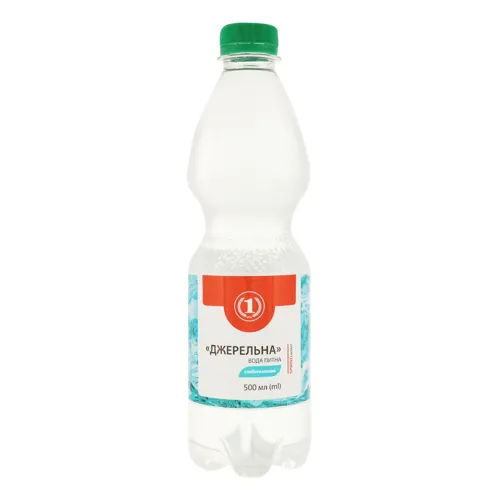 Вода питна слабогазована Джерельна №1 500мл