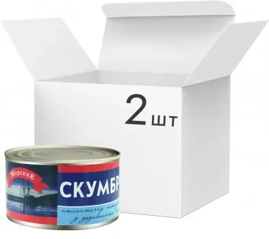 Скумбрія «Морские» атлантична з д/м з/б, 240г