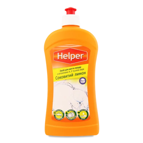 Засіб Для Миття Посуду Соковитий Лимон Helper, 500мл