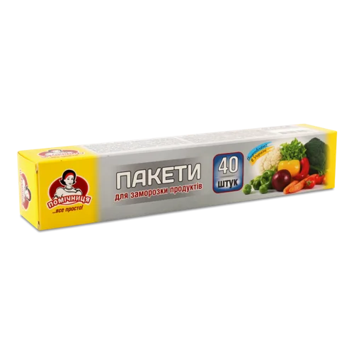 Пакет Для Заморожування Продуктів Помічниця, 40шт