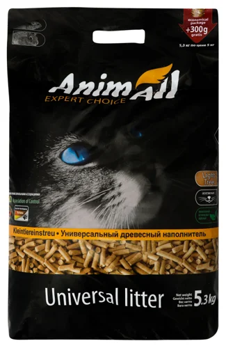 Універсальний Наповнювач Для Лотку AnimAll, В/ґ, Пакунок, 1л