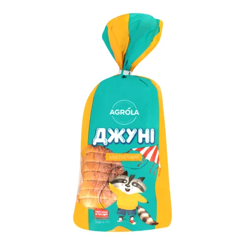 Хліб білий тостовий Джуні Agrola м/у 350г