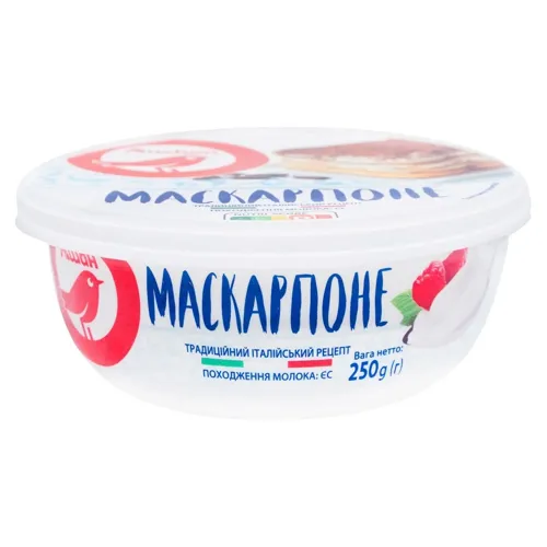Сир Ашан Маскарпоне м'який 36% 250г