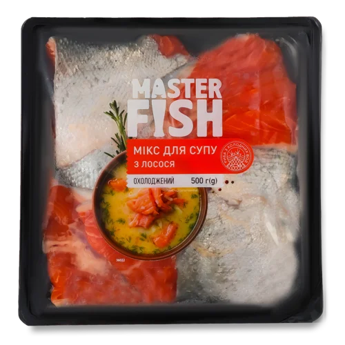 Мікс Для Супу З Лосося Master Fish В/ґ, Охол. Лоток, 500г