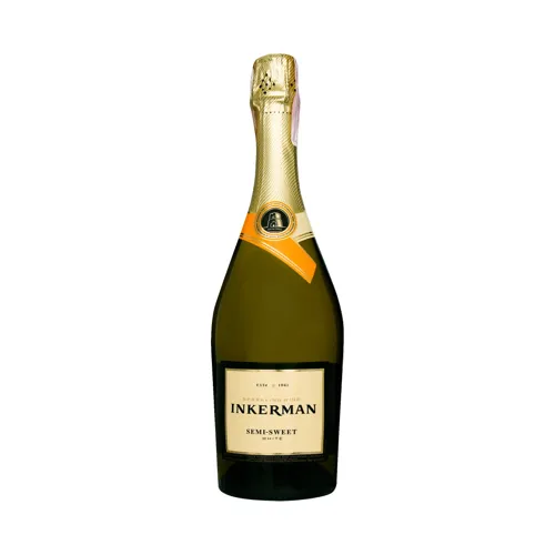 Вино ігристе 0.75л 10-13.5% біле напівсолодке Semi-Sweet Inkerman бут