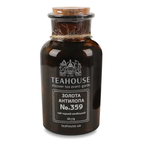 Чай Чорний Кенійський №359 Золота Антилопа Teahouse, с/б 60г