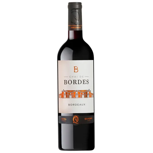Вино Cheval Quancard Chai de Bordes Bordeaux червоне сухе 13,5% 0,75л