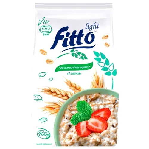 Пластівці Fitto Light 7 злаків 400г