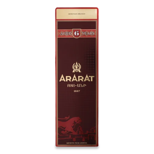 Коньяк Вищого Ґатунку Ani Ararat 40% 0.5л, п/пл