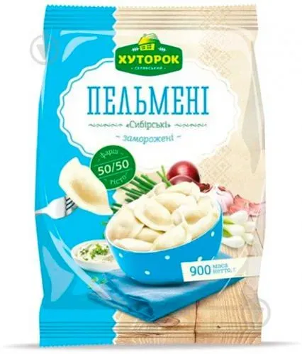 Пельмені «Хуторок» «Сибірські», 900г