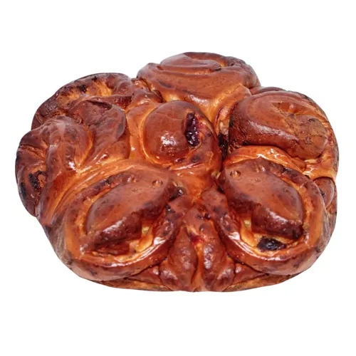 Булочка здобна ромашка з наповнювачем вишня 350г