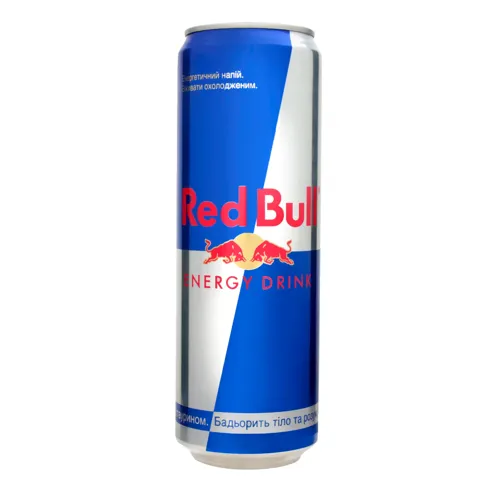 Напій енергетичний безалкогольний середньогазований Energy Drink Red Bull з/б 591мл