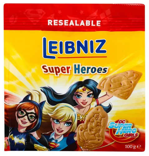 Печиво Leibniz Super Heroes Girls 100г х12