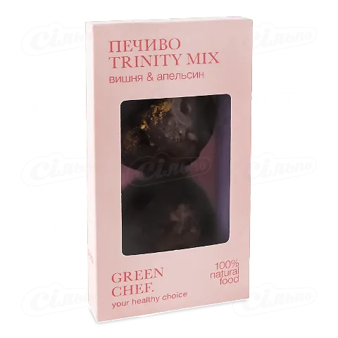 Печиво Green Chef Trinity Mix вишня&апельсин, 120г