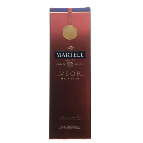 Коньяк 0.5л 40% Medaillon VSOP Martell картонна упаковка