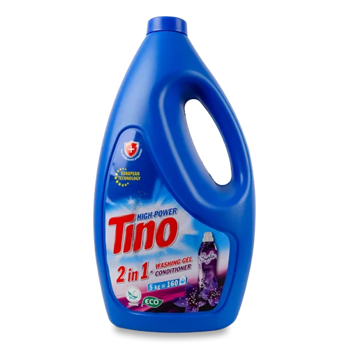 Засіб Для Прання Рідкий 2in1 High-power Tino Для Колорових Та Білих Тканин, 5кг