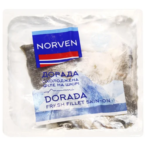 Дорада Norven Філе на шкірі охолоджене 210г