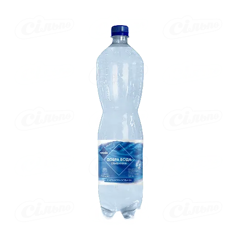Вода мінеральна «Премія»® «Добра Вода» глибинна сильногазована, 1,5л