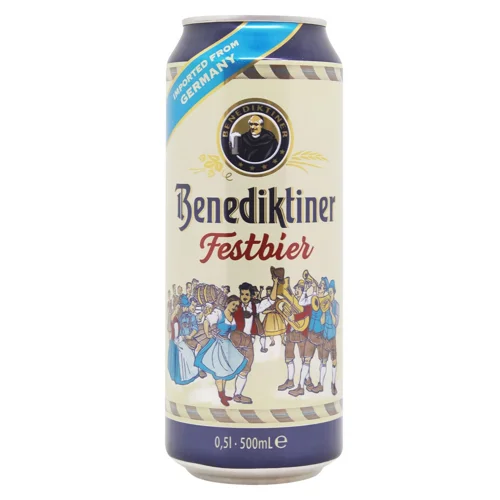 Пиво Benediktiner Festbier світле 5,8% 0,5л