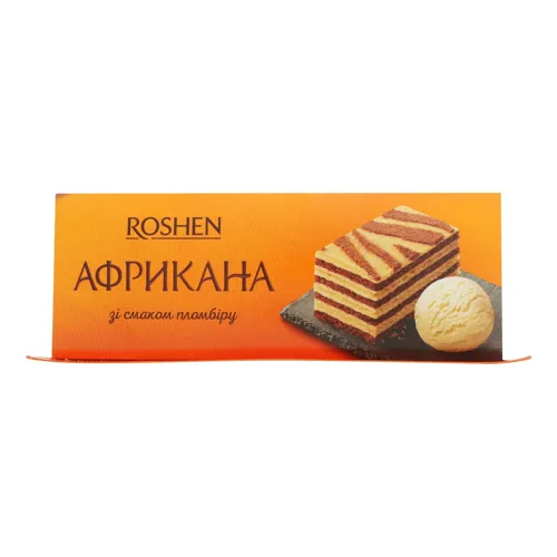 Торт зі смаком пломбіру Африкана Roshen 1кг