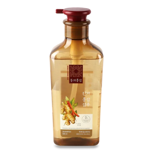 Шампунь для Волосся Ginger Red Ginseng Dong Ui Hongsam, 500мл