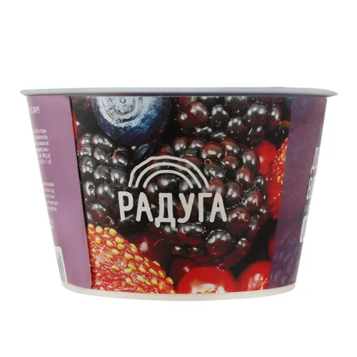 Десерт 9% вершковий Лісові ягоди Веселка Хуторок ст 200г