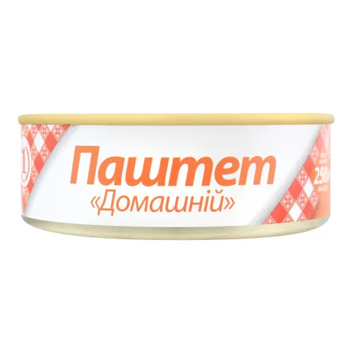 Паштет Домашній №1 з/б 250г