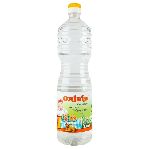 Кислота оцтова Олівія харчова 9% 1л