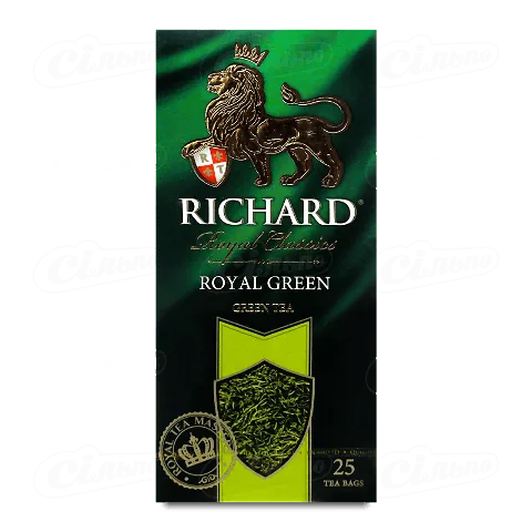 Чай зелений Richard Royal Green, 25*2г/уп