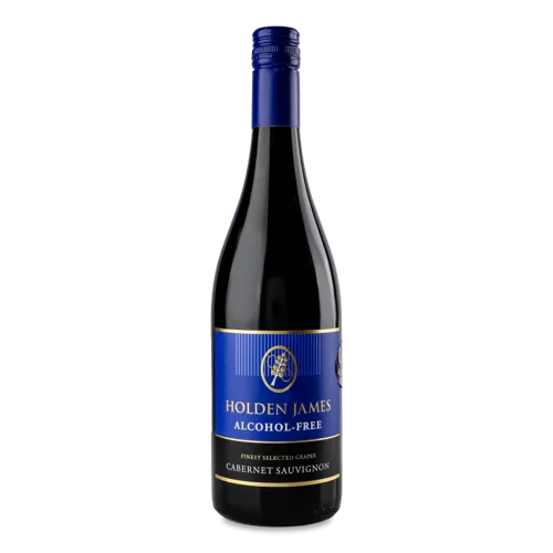 Напій На Основі Вина Безалкогольний Червоний Напівсолодкий Cabernet Sauvignon Alcohol-free Holden James, 0.75л