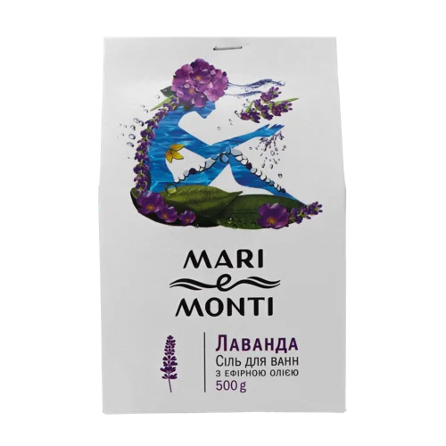 Сіль Для Ванн Лаванда, Вищого Ґатунку, 500 г