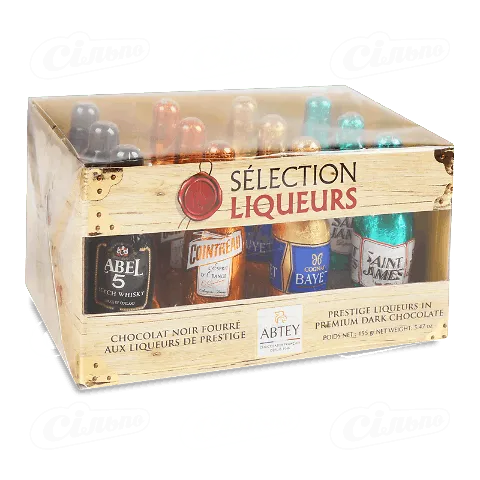 Цукерки Abtey з алкогольним наповнювачем «Колекція лікерів» 12 шт., 155г